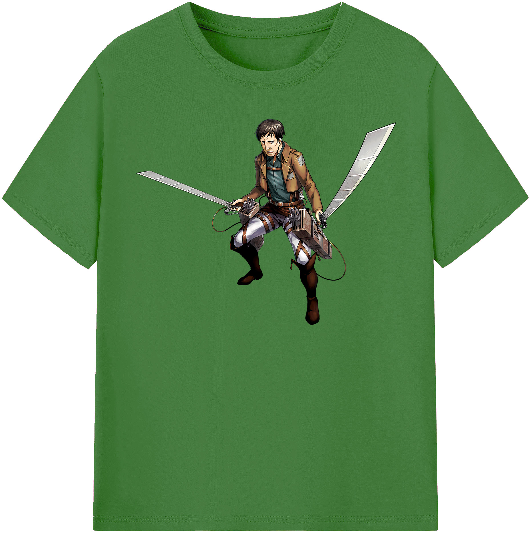 （画像用） 進撃の巨人 Attack on Titan レディースカジュアルプリントTシャツ（綿100％）